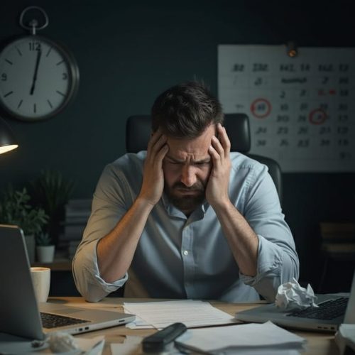 Imagen hombre frustrado 30 dias